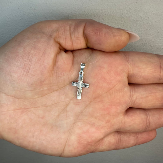 Kors äkta silver KLIPP