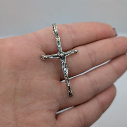 Silver kors med jesus