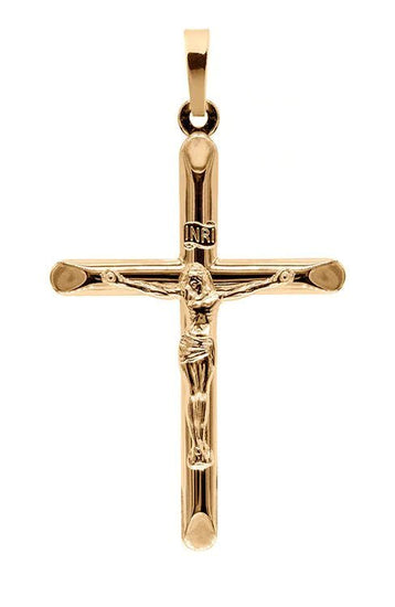 Kors med Jesus på i 18k guld