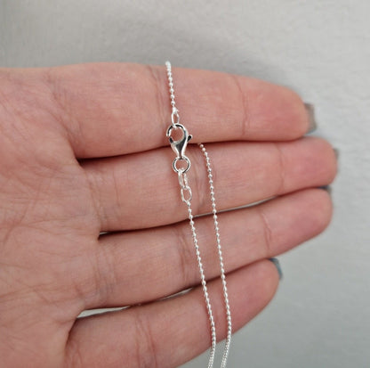 Tunn Kullänk sterling silver 1mm