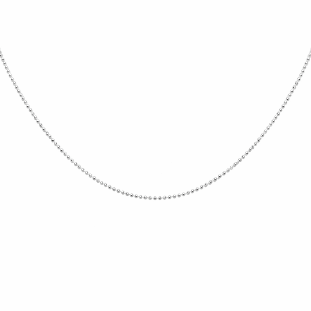 Tunn Kullänk sterling silver 1mm