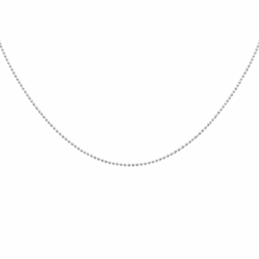 Kullänk silver 1mm