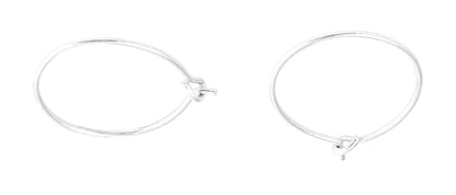 Läkringar silver 10mm