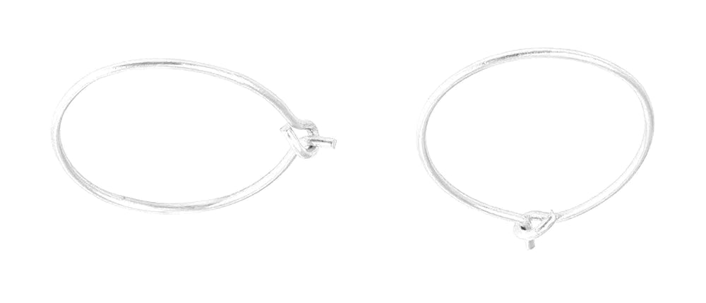 Läkringar silver 15mm