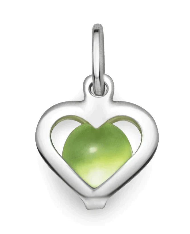 Månadssten augusti i äkta silver