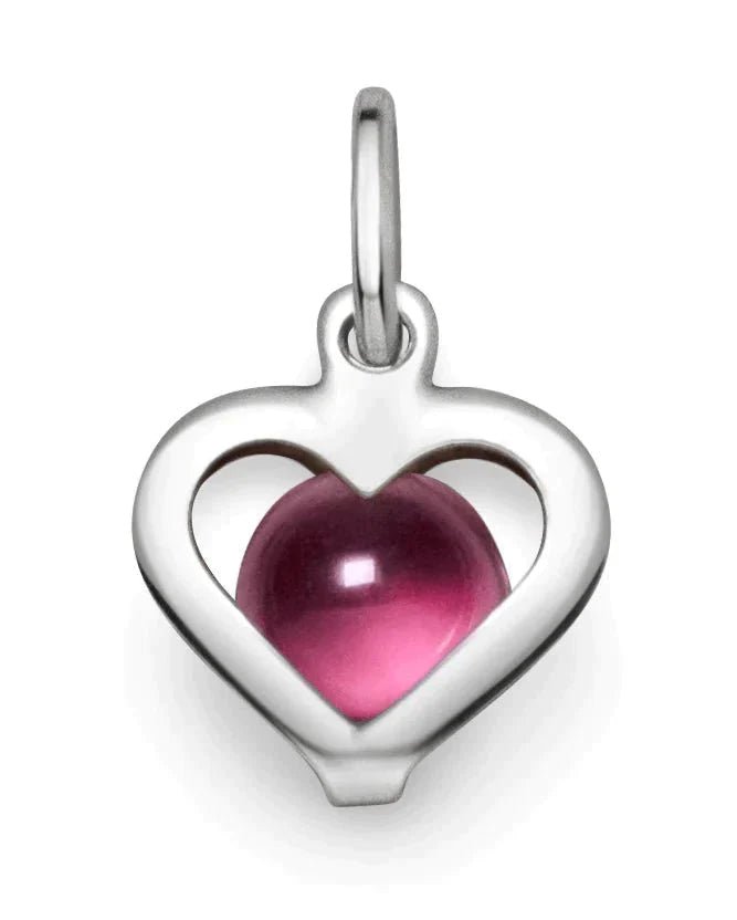 Månadssten februari i äkta silver