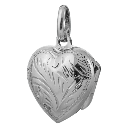 Medaljong hjärta med mönster