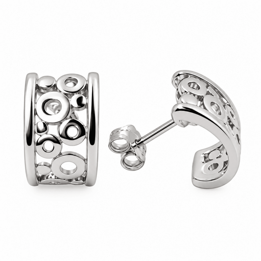 Örhängen bubbel design - Sterling silver