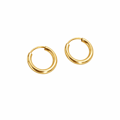 Örhängen creoler 18k guld 15mm