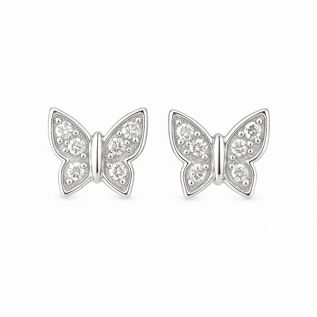 Örhängen - Fjäril sterling silver