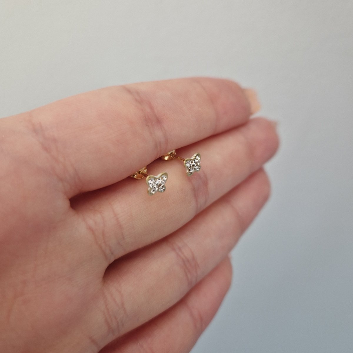 Örhängen Fjäril 18k guld