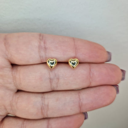 Örhängen hjärta 18k guld