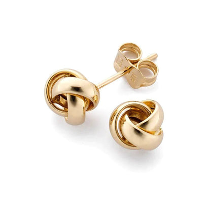 Örhängen knut i guld