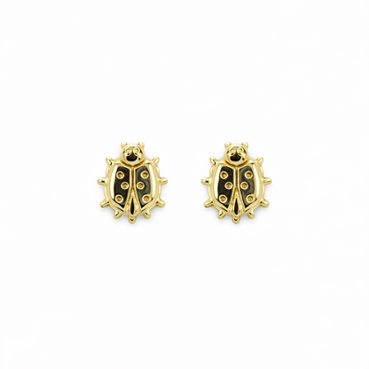 Örhängen nyckelpiga 18k guld