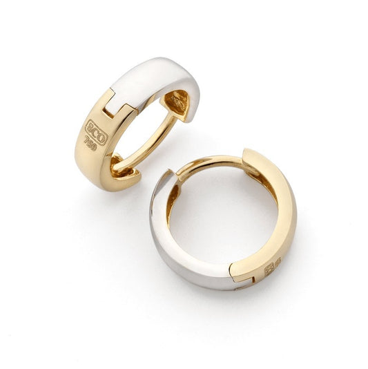 Örhängen två färgade creoler