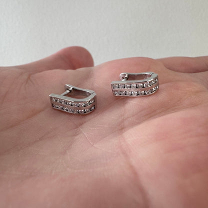 Örhängen diamant vitguld