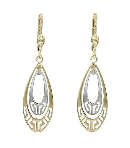 Örhängen - Två färgat guld