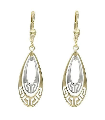 Örhängen - Två färgat guld