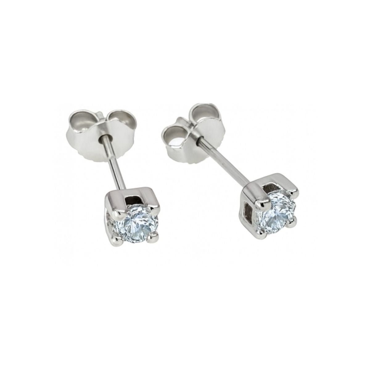 Produktbild av Örhängen vitguld 18k Zirconia stenar