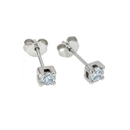 Produktbild av Örhängen vitguld 18k Zirconia stenar