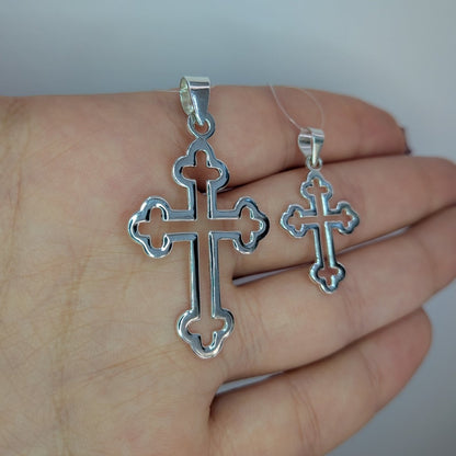 Ortodoxa korset genombrutet mindre