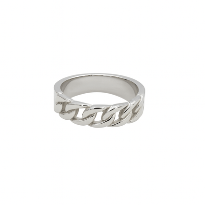 Pansar ring i sterling silver