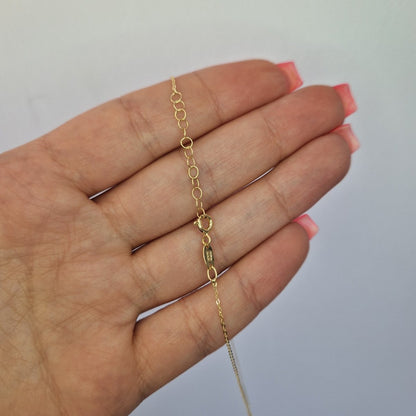 Personligt namnhalsband förgyllt