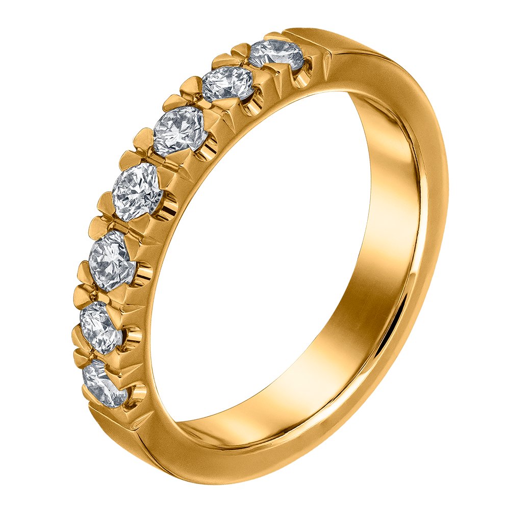 Ring i 18k guld och diamanter 