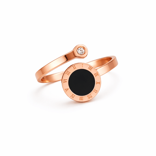 Riviera ring twisted black