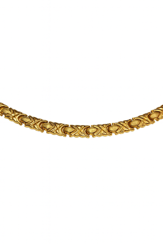 Guldhalsband ledad 18k guld