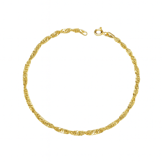 Armband singapore 18k guld