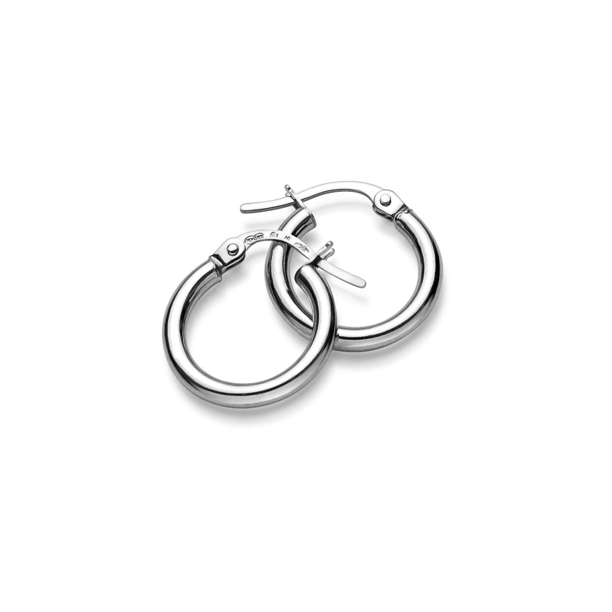 Rörcreoler 18k vitguld