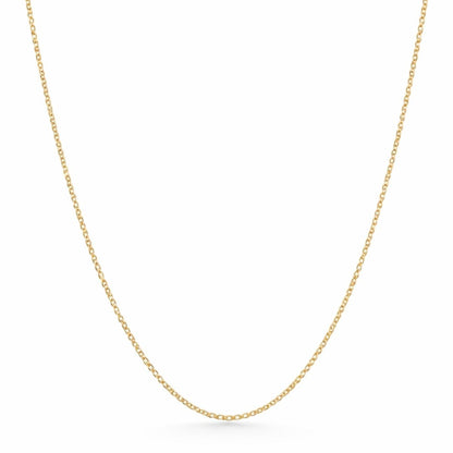 Rund ankar länk 42cm Bredd 1,6mm 18k guld
