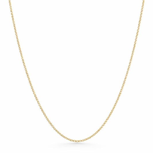 Rund ankar länk 42cm Bredd 1,6mm 18k guld