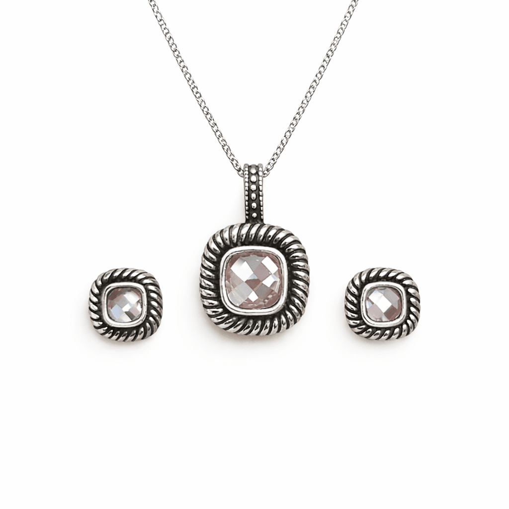Sterling Silver set med antik design