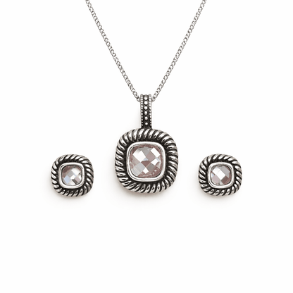 Sterling Silver set med antik design