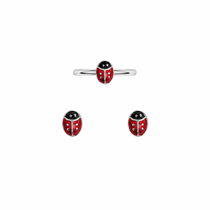 Set nyckelpiga - Sterling silver
