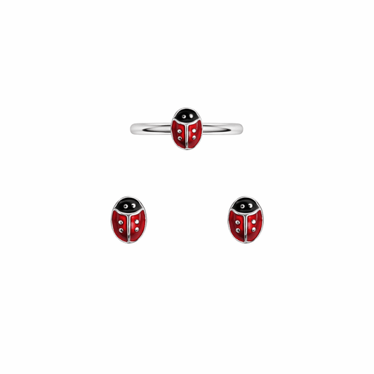 Set nyckelpiga - Sterling silver