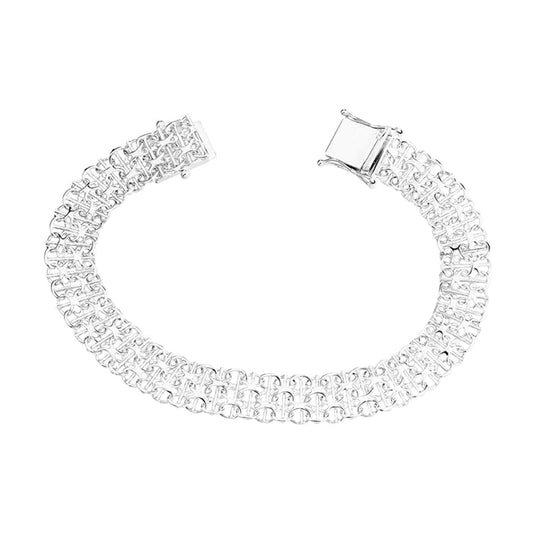 Silverarmband X-länk