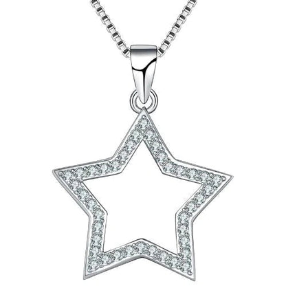 Silverhalsband stjärna