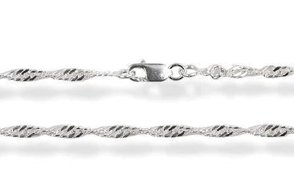 Singaporelänk i äkta silver 3,1mm
