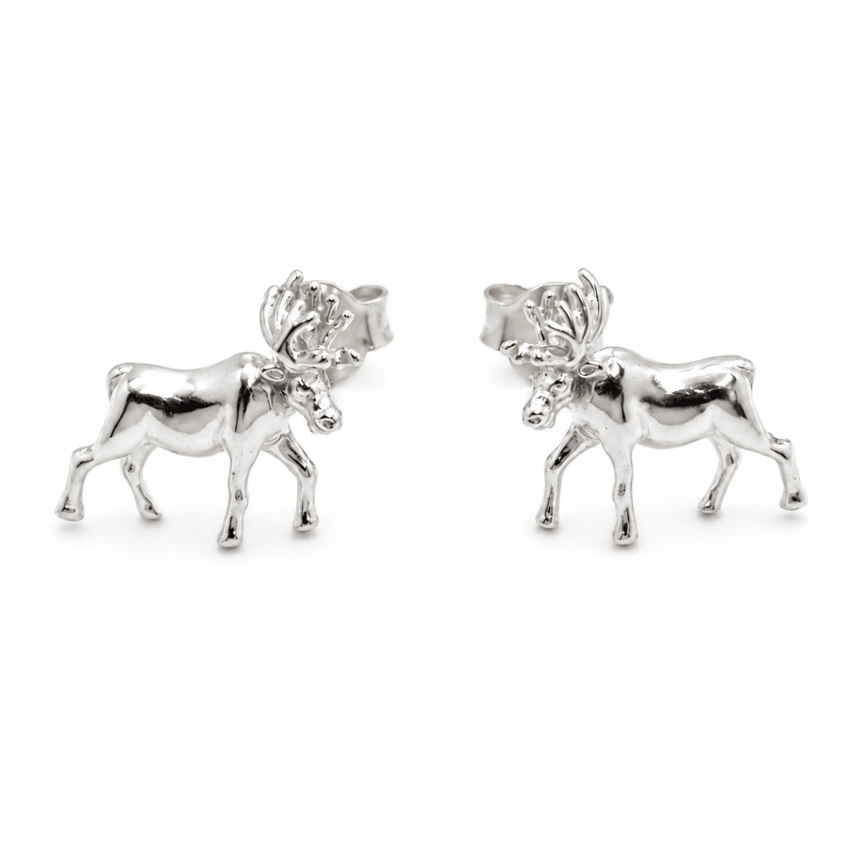 älg örhängen sterling silver