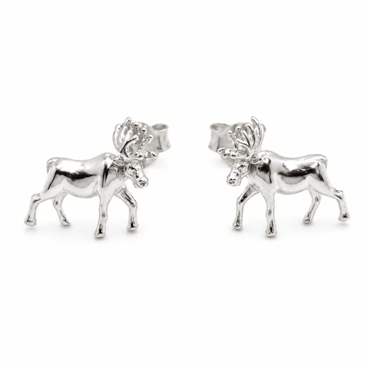 älg örhängen sterling silver