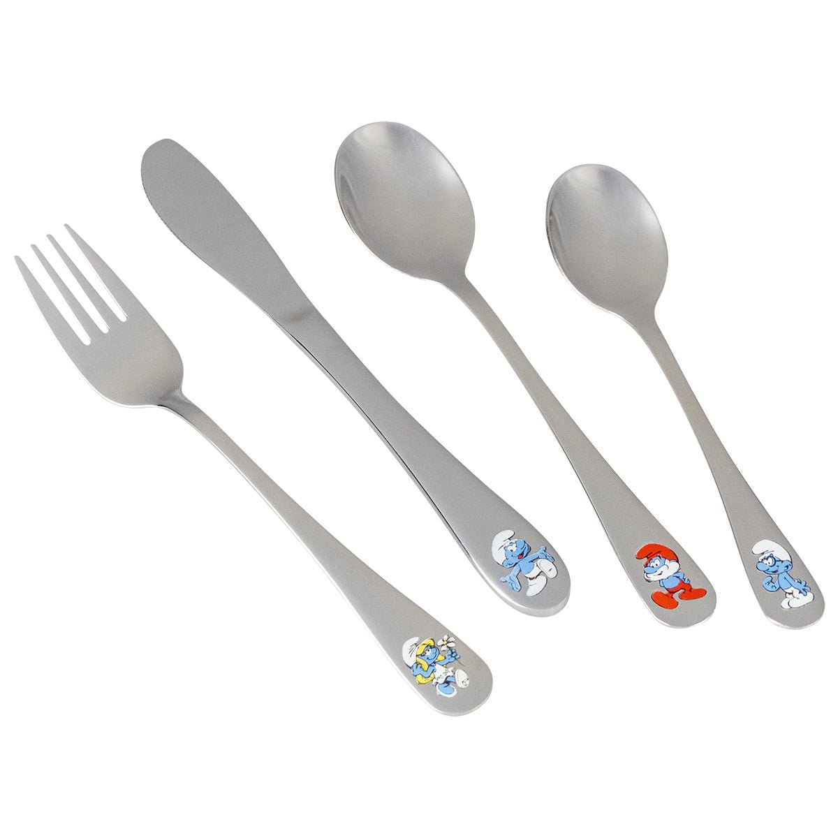 Smurfarna barnbestick rostfritt stål