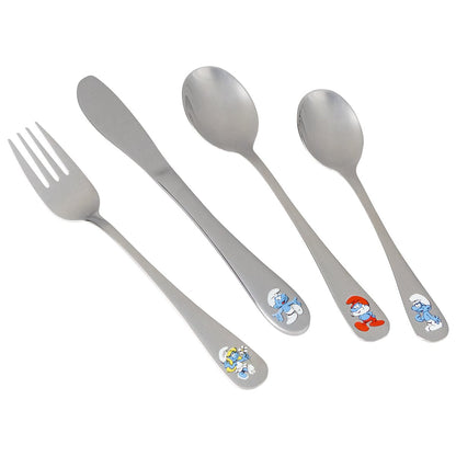 Smurfarna barnbestick rostfritt stål