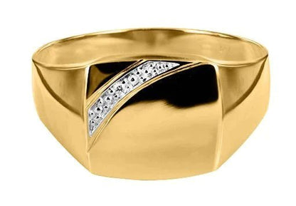 Stilren klackring med diamant