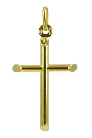 Stilrent runt guldkors