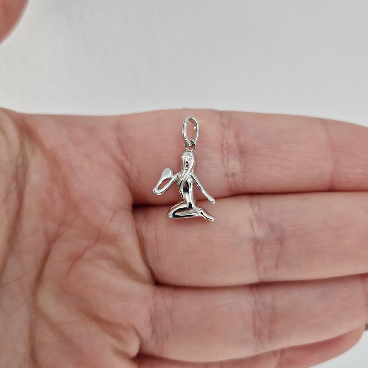 Stjärntecken massiv figur silver