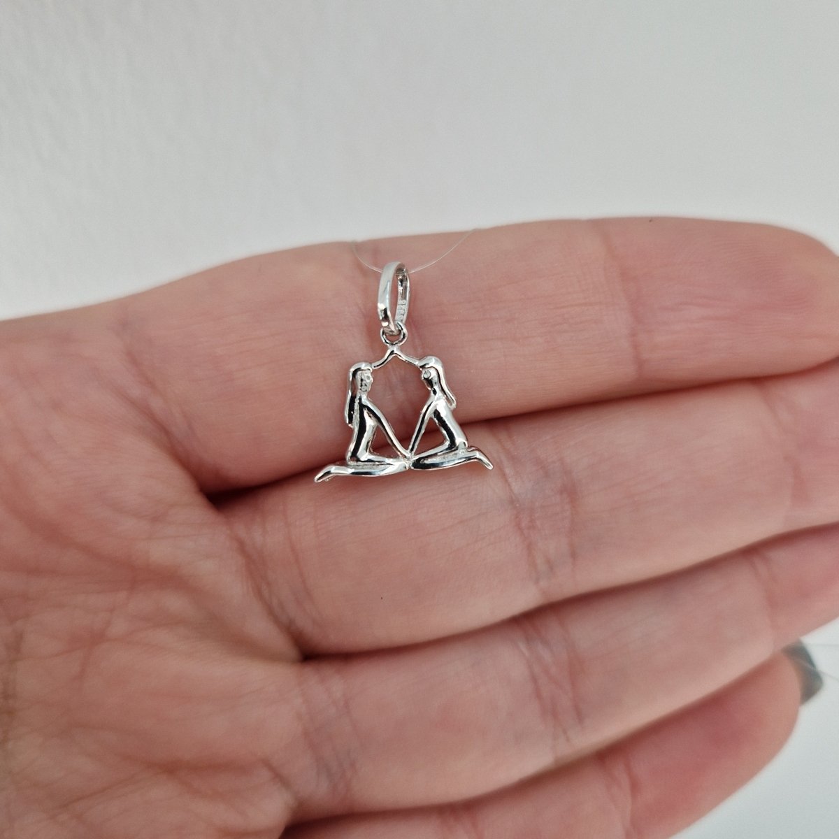 Stjärntecken massiv figur silver