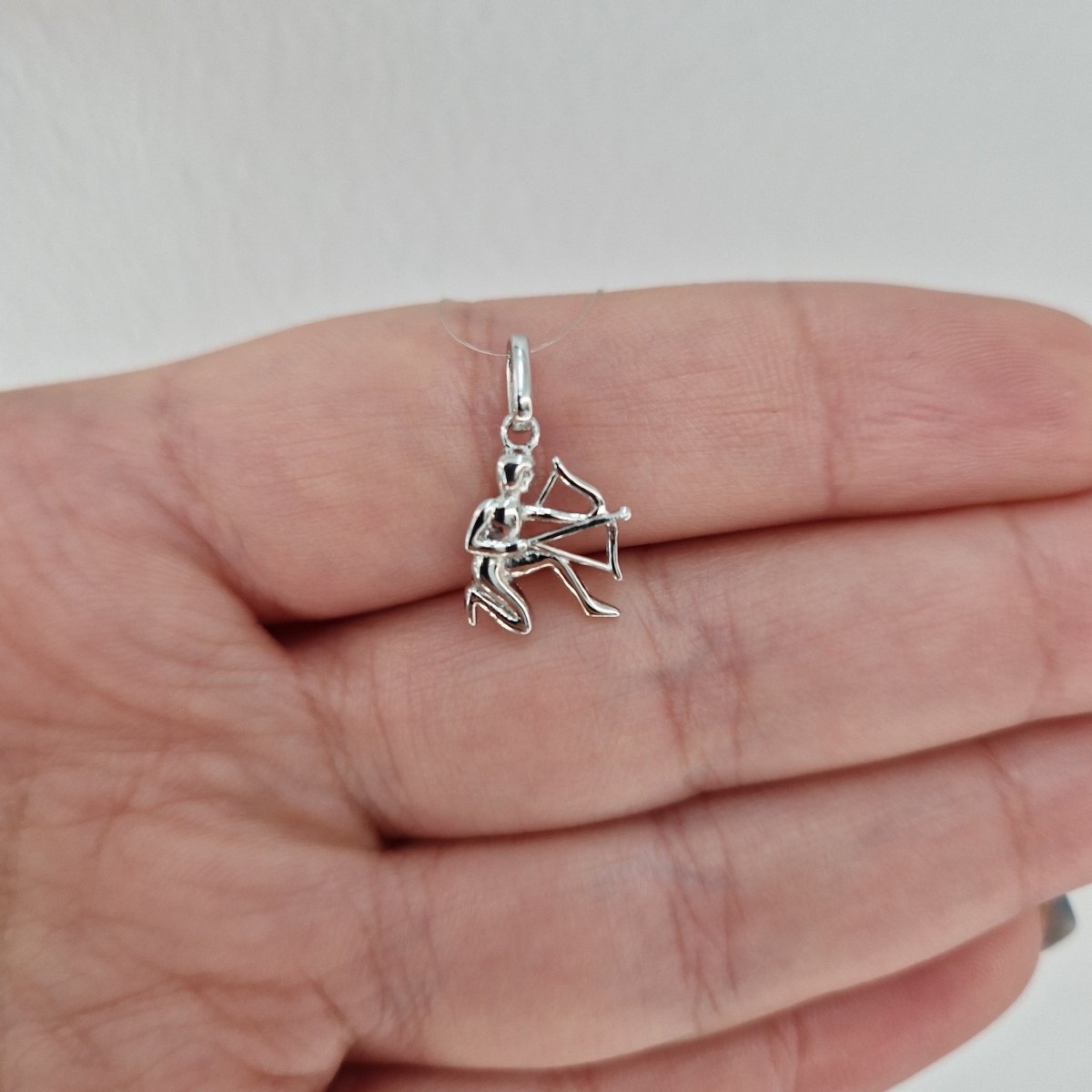 Stjärntecken massiv figur silver